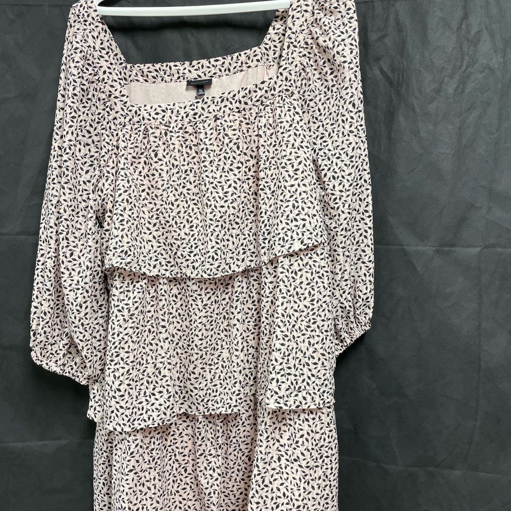 Who what where pink & black layered dress